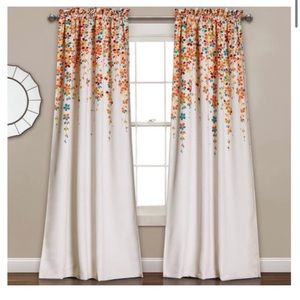 Wayfair Weeping Flower Curtains NWT (2) Panels